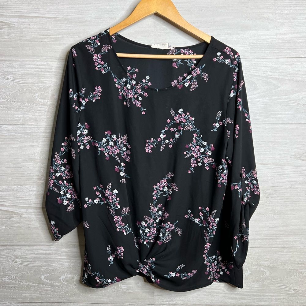 Pink Republic Floral Blouse Size XL